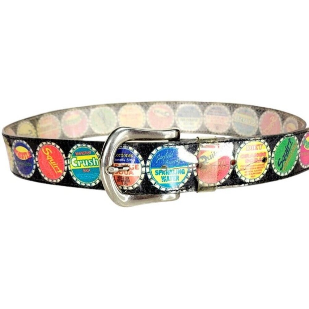 Vintage 20s 30s Soda Pop Tops Squirt Crush Quicky Plastic Belt Unisex Adult Rare